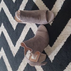 Super cute peep toe booties